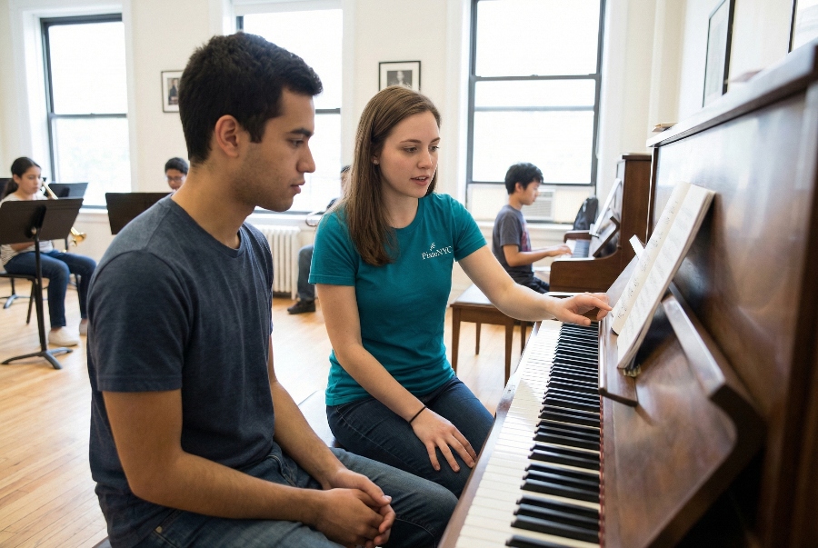 The Absolute First Guitar Chords for All Beginners 11 Professional piano instruction for beginners provided by PrivatePianoLessons NYC